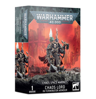 Chaos Space Marines: Chaos Lord / Sorcerer in Terminator Armour