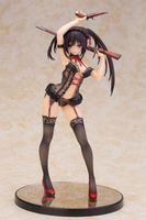 Date A Live Statue 1/7 Kurumi Tokisaki Lingerie Ver. Black 24 cm