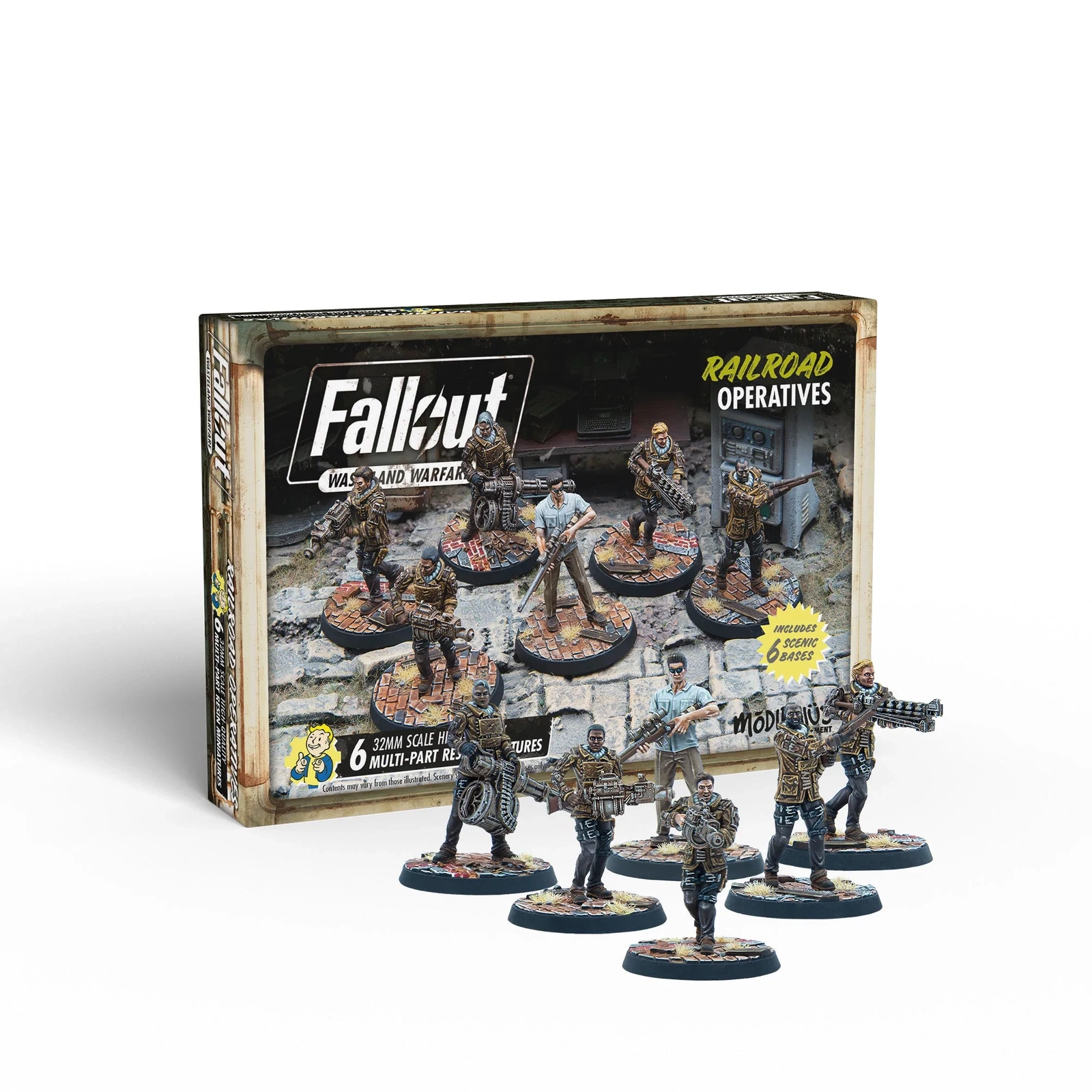 Fallout Miniatures: Railroad Operatives | Dystrybucja \ Modiphius ...