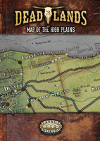 Deadlands The Weird West: Hell on the High Plains Poster Map