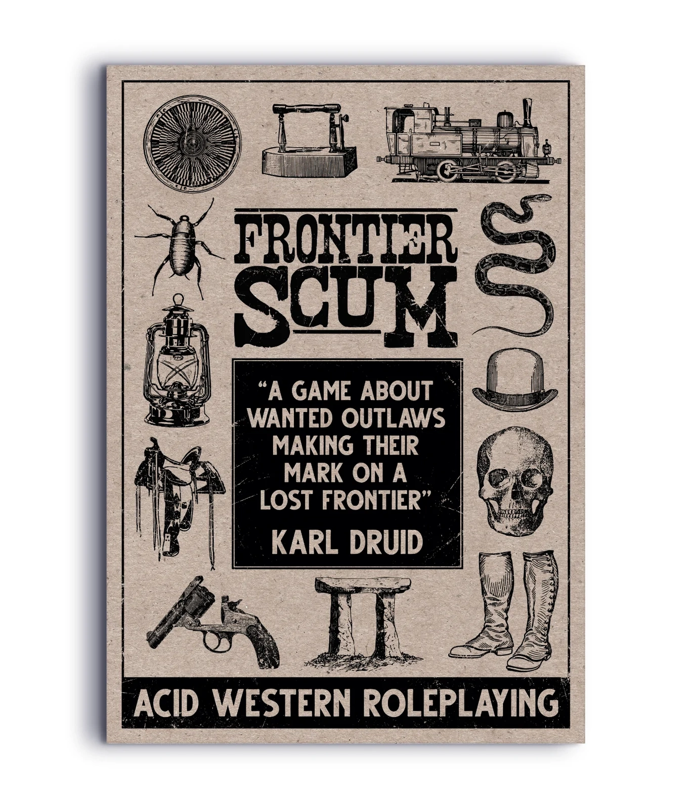 PRZEDSPRZEDAŻ] Frontier Scum | RPG po angielsku  F  Frontier Scum RPG  według mechaniki  OSR RPG według wydawców  G  Games Omnivorous Kategorie   Western Ennies 2023