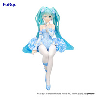 [PRZEDSPRZEDAŻ] Hatsune Miku Noodle Stopper PVC Statue Flower Fairy Nemophila Pail Blue Color Ver. 15 cm