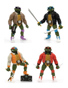 Teenage Mutant Ninja Turtles BST AXN Action Figures 13 cm Street Gang Assortment #1 Exclusive (4)
