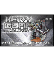 Heavy Gear Blitz! - Black Talon Raptor Commando Gear Two Pack
