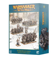 The Old World Warriors of Chaos: Battle March Army
