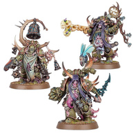 Warhammer 40.000: Death Guard Malignant Plaguecaster, Noxious Blightbringer and Plague Marine Champion