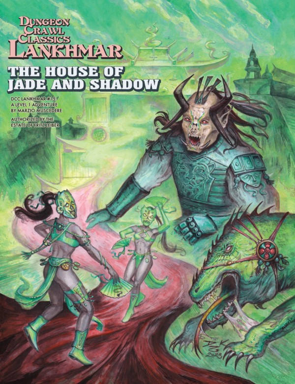 DCC Lankhmar 15 The House of Jade & Shadow RPG po angielsku \ D \ Dungeon Crawl Classics RPG