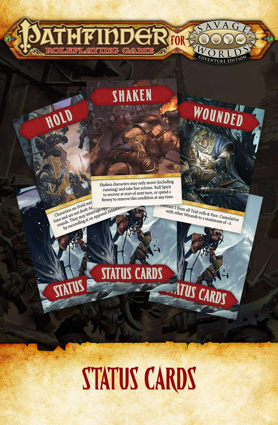 Pathfinder for Savage Worlds Status Cards | RPG według mechaniki ...