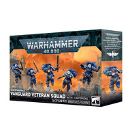 Warhammer 40.000 Space Marines: Vanguard Veterans Squad With Jumpacks