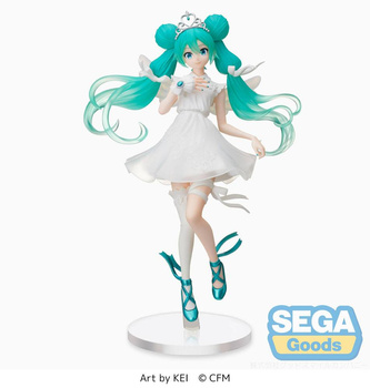Hatsune Miku SPM PVC Statue 15th Anniversary KEI Ver. 24 cm