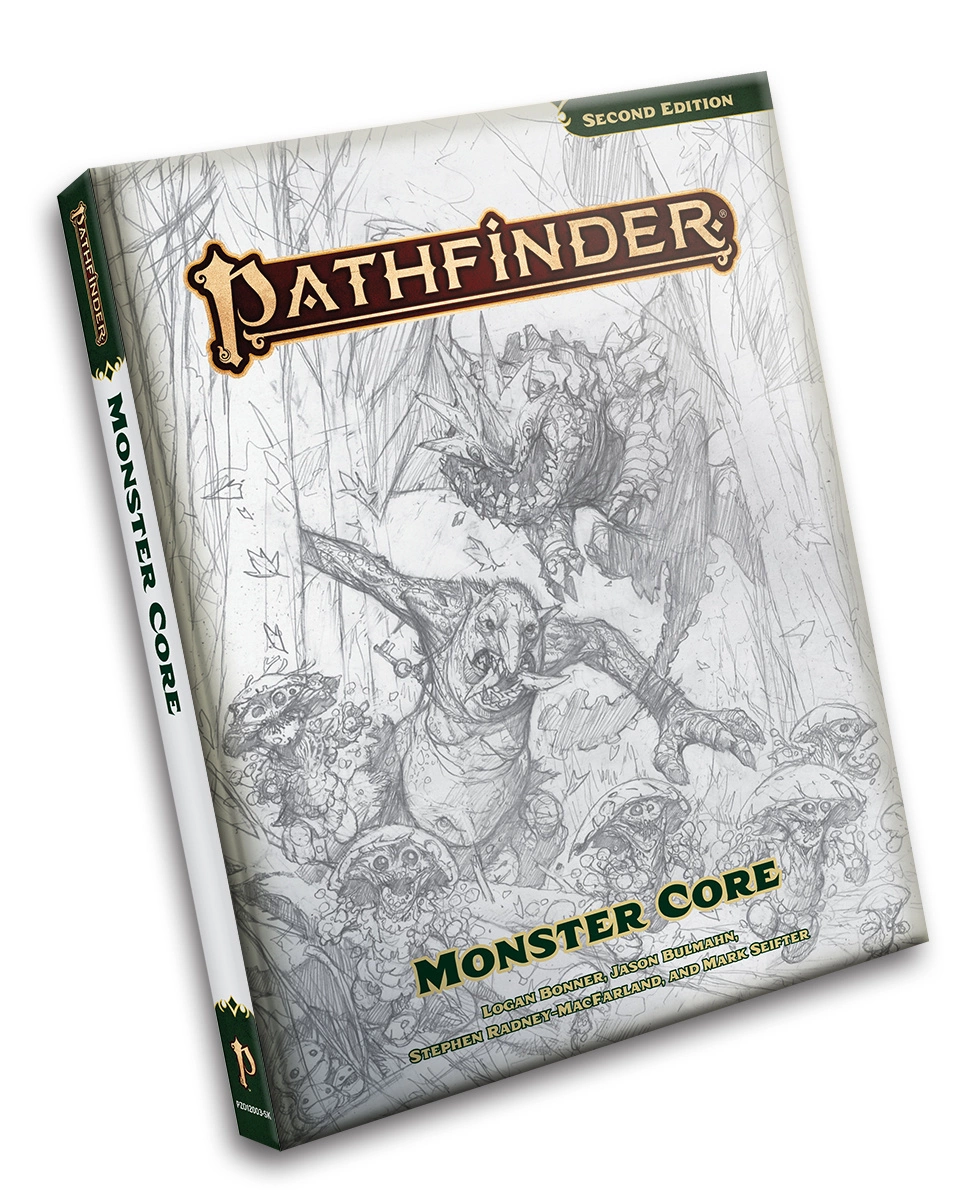 Pathfinder 2e - Monster Core Sketch Edition | RPG po angielsku \ P ...