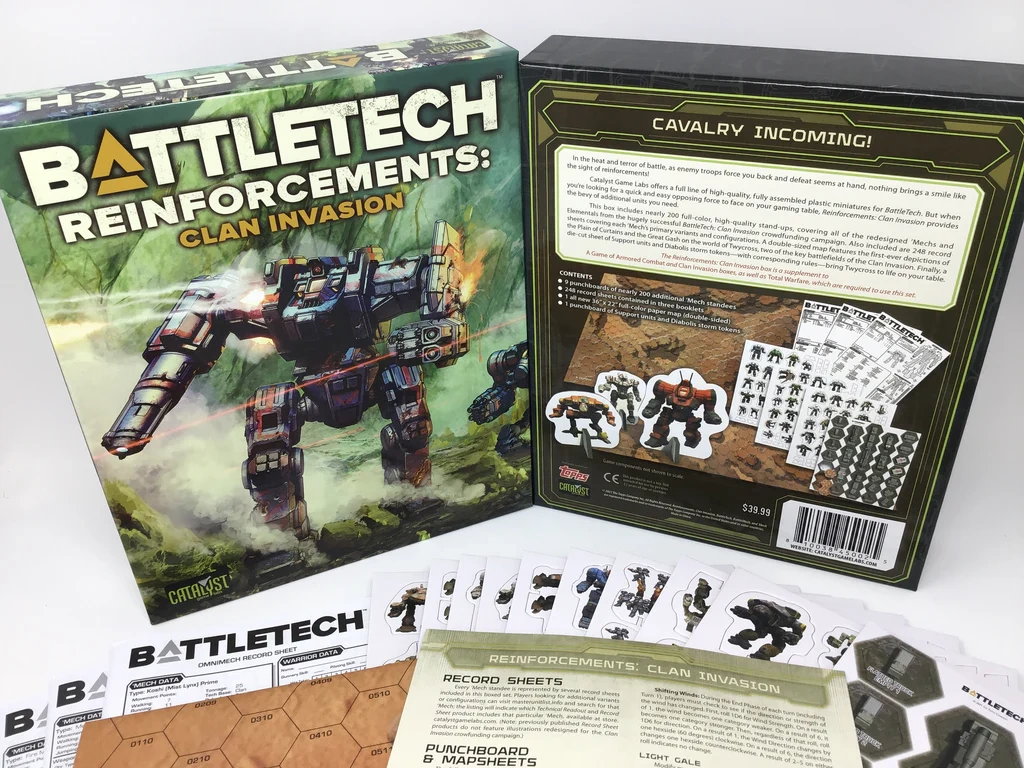 Battletech Reinforcements Clan Invasion | Gry Bitewne / Figurki do RPG ...