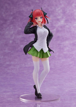 The Quintessential Quintuplets Coreful PVC Statue Nakano Nino Uniform Ver. Renewal 20 cm