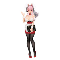 Super Sonico BiCute Bunnies PVC Statue Super Sonico Waitress Ver. 28 cm