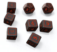 The One Ring RPG Black Dice Set