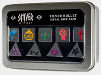 Shiver - 'Silver Bullet' Metal Monster Archetype Dice Pack