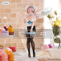 [PRZEDSPRZEDAŻ] Super Sonico BiCute Bunnies PVC Statue Waitress Light Blue Color Ver. 28 cm