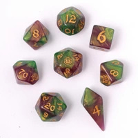 8pcs RPG Dice Set Wyvern Venom