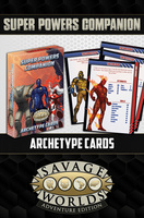 Savage Worlds Super Powers Archetype Cards Boxed Set