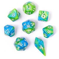 8pcs RPG Dice Set Verdent Stream