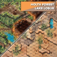 Battletech Battlemat Battles of Tukayyid: Holth Forest / Lake Losije