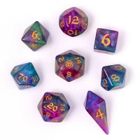 8pcs RPG Dice Set Siren's Melody