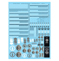 Warhammer The Horus Heresy: Legiones Astartes Iron Hands Legion Transfer Sheet