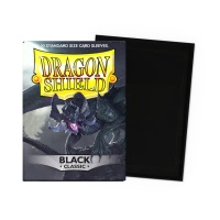 Dragon Shield: Black Classic Sleeves Standard Size