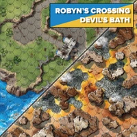 Battletech Battlemat Battles of Tukayyid: Robyn's Crossing / Devil's Bath
