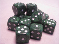 Dice Sets Recon Speckled 16mm d6 (12)