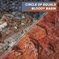 Battletech Battlemat Strana Mechty: Circle of Equals / Bloody Basin