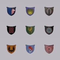Dolmenwood Noble House Enamel Pins Set