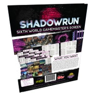 Shadowrun 6e: Sixth World Gamemaster's Screen
