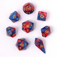 8pcs RPG Dice Set Stormcaller