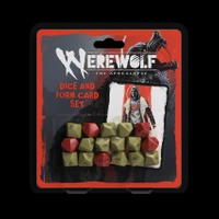 Werewolf The Apocalypse: Game Dice and Form Card Set