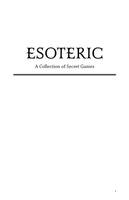 Esoteric