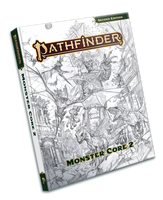 Pathfinder Monster Core 2 Sketch Cover